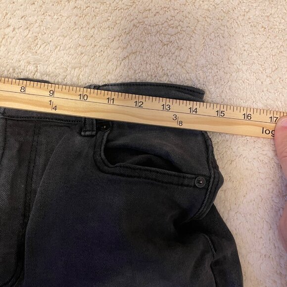 American Eagle Outfitters Womens Black Mom Jeans Size 6 Regular Cotton Blend Cas - Picture 8 of 16